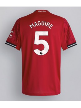 Manchester United Harry Maguire #5 Replika Hemmakläder 2025-26 Kortärmad
